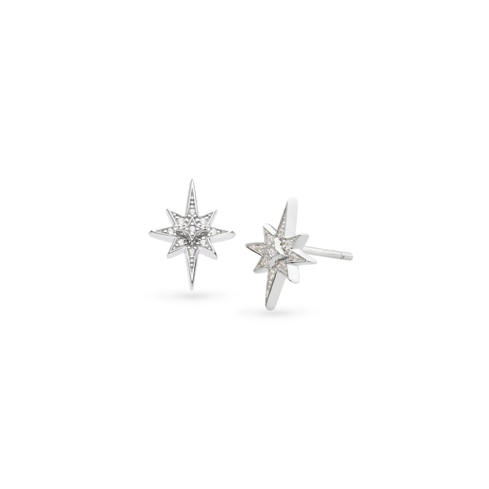 Kit Heath Celeste North Star CZ Stud Earrings