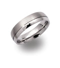 Steel 6mm Patterned Ring