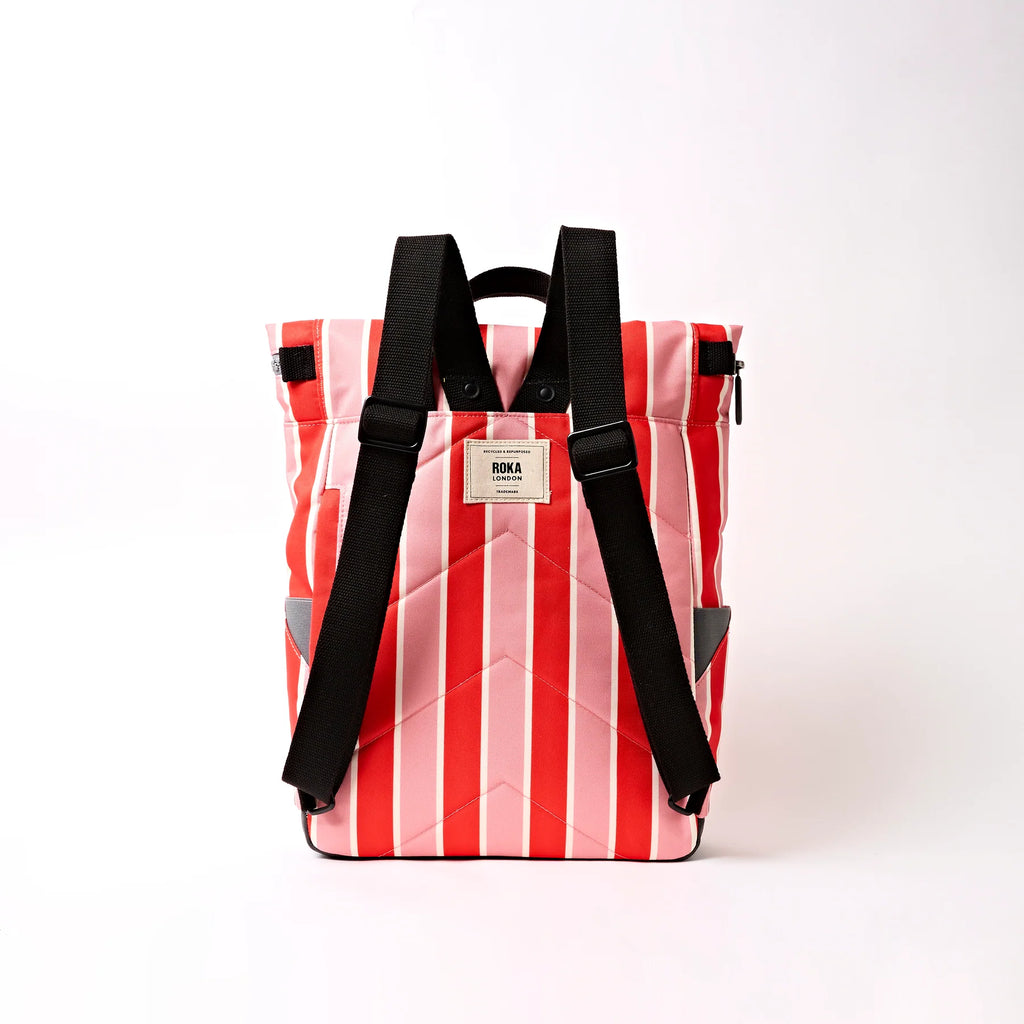 ROKA London Canfield B Roll Top Backpack – Recycled Canvas - NEW spring/SUMMER DESIGNS