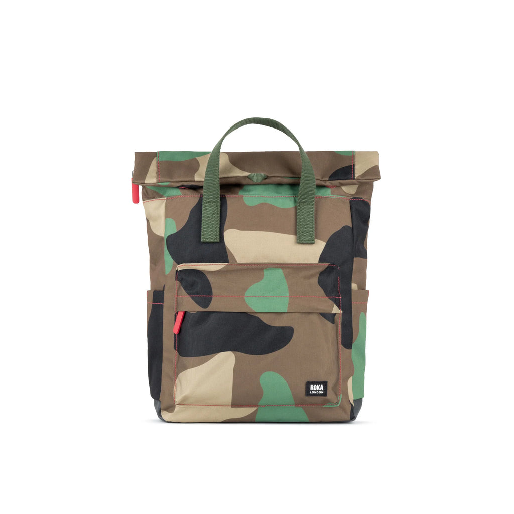 ROKA London Canfield B Roll Top Backpack – Recycled Canvas - NEW spring/SUMMER DESIGNS