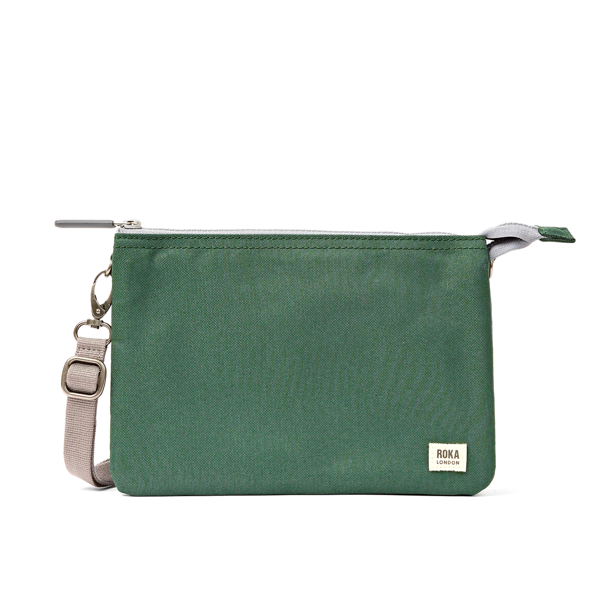 ROKA Carnaby XL Crossbody Bag in Thunderstorm recycled canvas