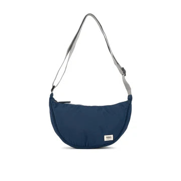 ROKA London Farringdon Half Moon Bag – Sustainable Crossbody Bag - Taslon