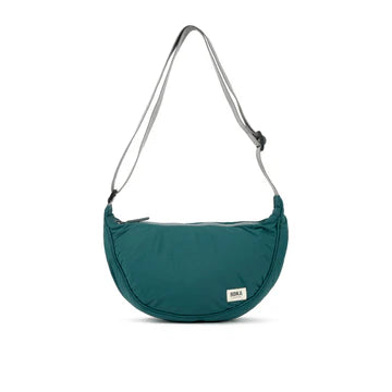 ROKA London Farringdon Half Moon Bag – Sustainable Crossbody Bag - Taslon
