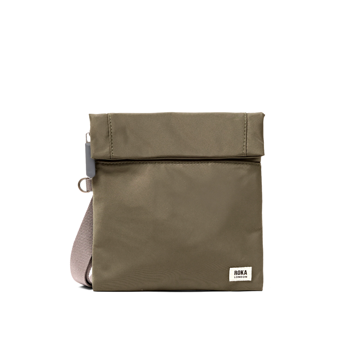 ROKA Stratford Crossbody Bag in Army recycled nylon