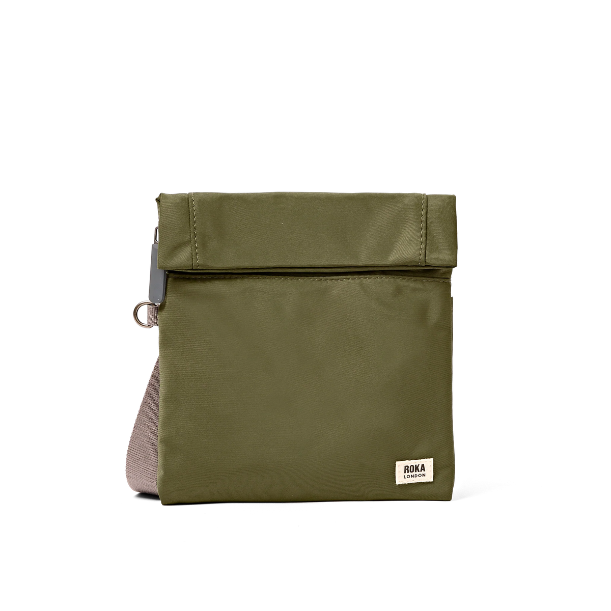 ROKA Stratford Crossbody Bag in Chive recycled nylon