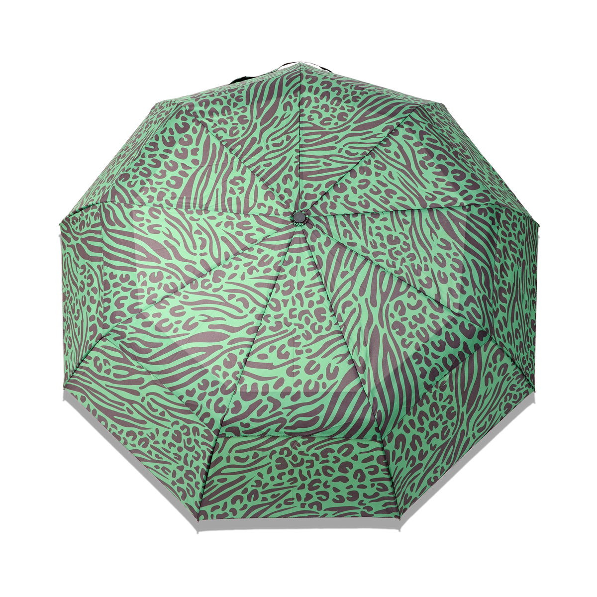 ROKA Waterloo recycled umbrella in Mixed Animal Artichoke print