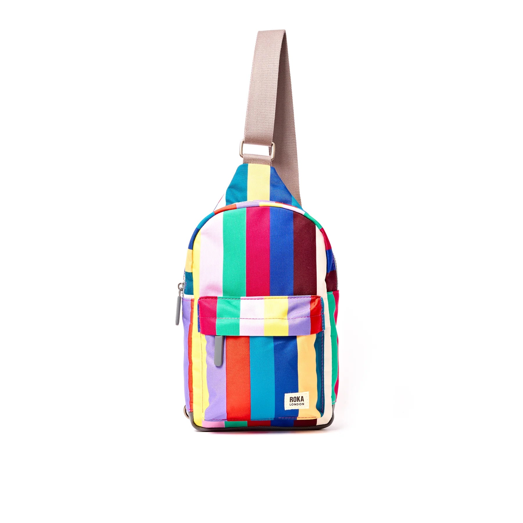 ROKA London Willesden B Large Sling Bag | Recycled Crossbody | ORA Gallery Sheffield