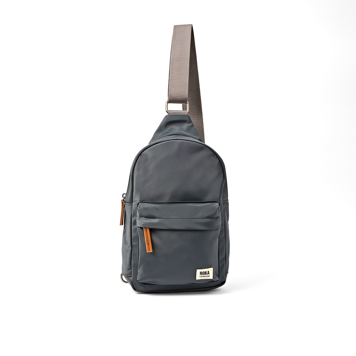 ROKA Willesden B Large Sling Bag in Beluga recycled nylon