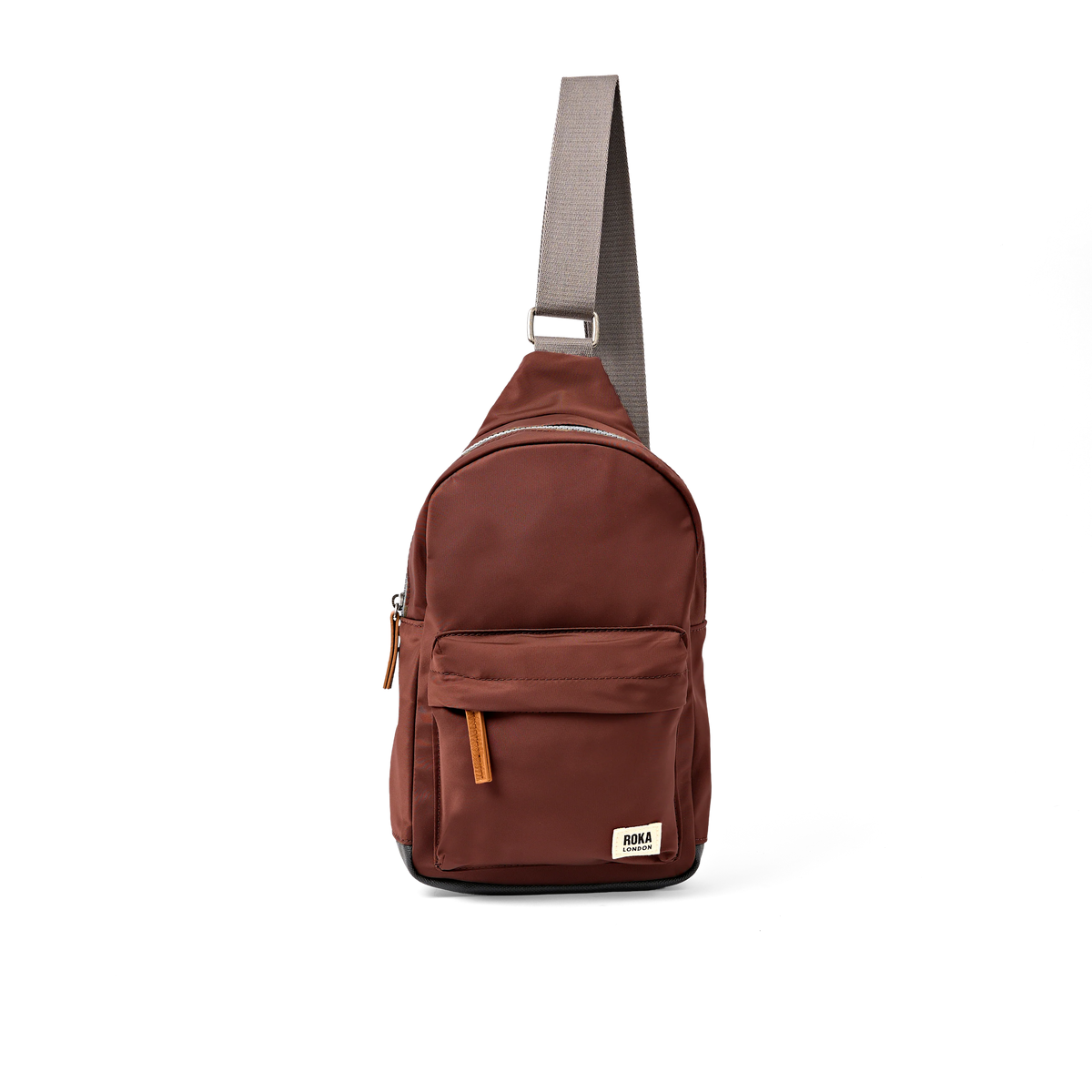ROKA Willesden B Large Sling Bag in Rocky Road recycled nylon