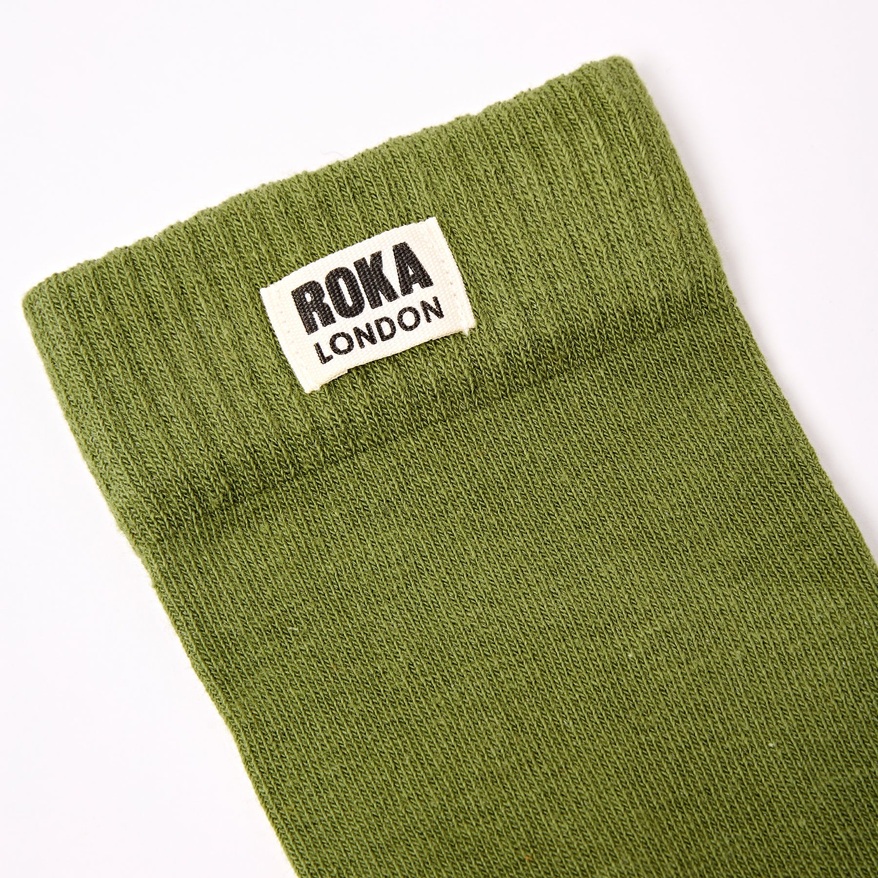 ROKA Wimbledon Organic Cotton Crew Socks -One Size 3 to 8- NEW