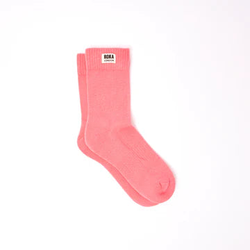ROKA Wimbledon Organic Cotton Crew Socks -One Size 3 to 8- NEW