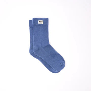 ROKA Wimbledon Organic Cotton Crew Socks -One Size 3 to 8- NEW