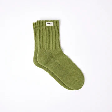 Roka Windsor Crew Socks Men's | Organic Cotton  Socks | Stay-Up Comfort