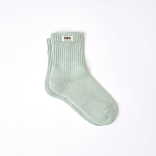 Load image into Gallery viewer, Roka Retro Crew Socks in bold block colour, organic cotton, women's UK 3–8
