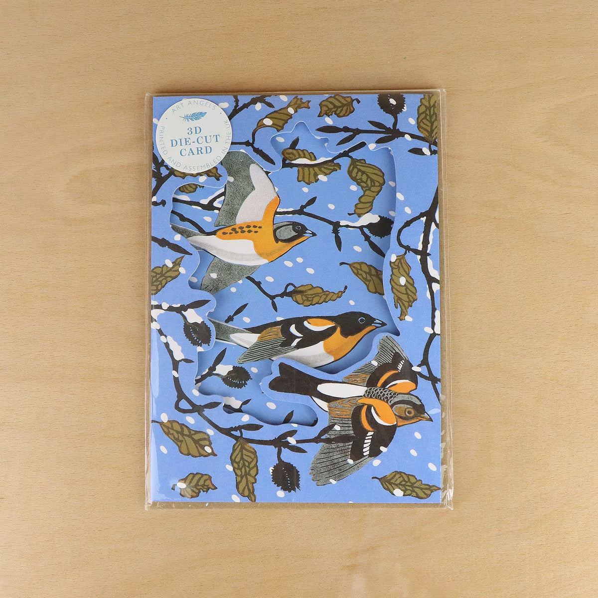 Beech and Bramblings die-cut card by Robert Gillmor, view 4