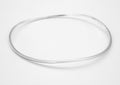 Sterling Silver Polished Wavy Bangle – Handmade in Mexico