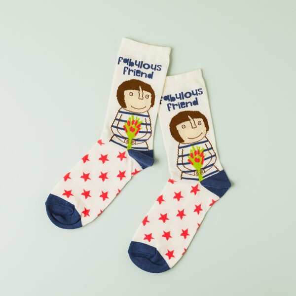 Rosie made a thing Socks for her