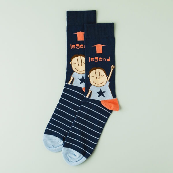 Rosie made a thing Socks  for man