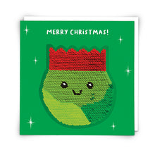 Load image into Gallery viewer, Redback Shine Sequin Card - RUDOLPH

