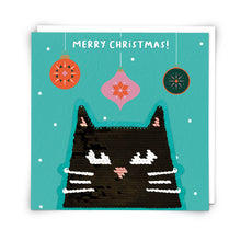 Load image into Gallery viewer, Redback Shine Sequin Card - RUDOLPH
