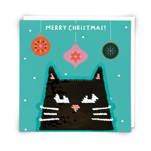 Redback Shine Sequin Card - RUDOLPH