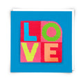 Redback shine sequins card love