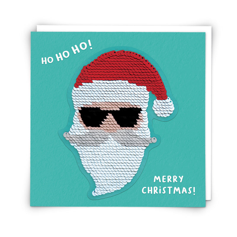 Redback Shine Sequin Card - RUDOLPH