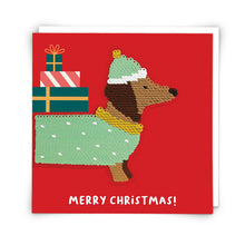 Load image into Gallery viewer, Redback Shine Sequin Card - RUDOLPH
