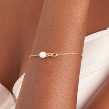Load image into Gallery viewer, Pearl Link Chain Bracelet
