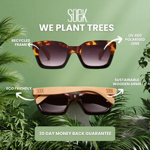 NOMAD SUNGLASSES -Rosewood l Black Polarised Lens