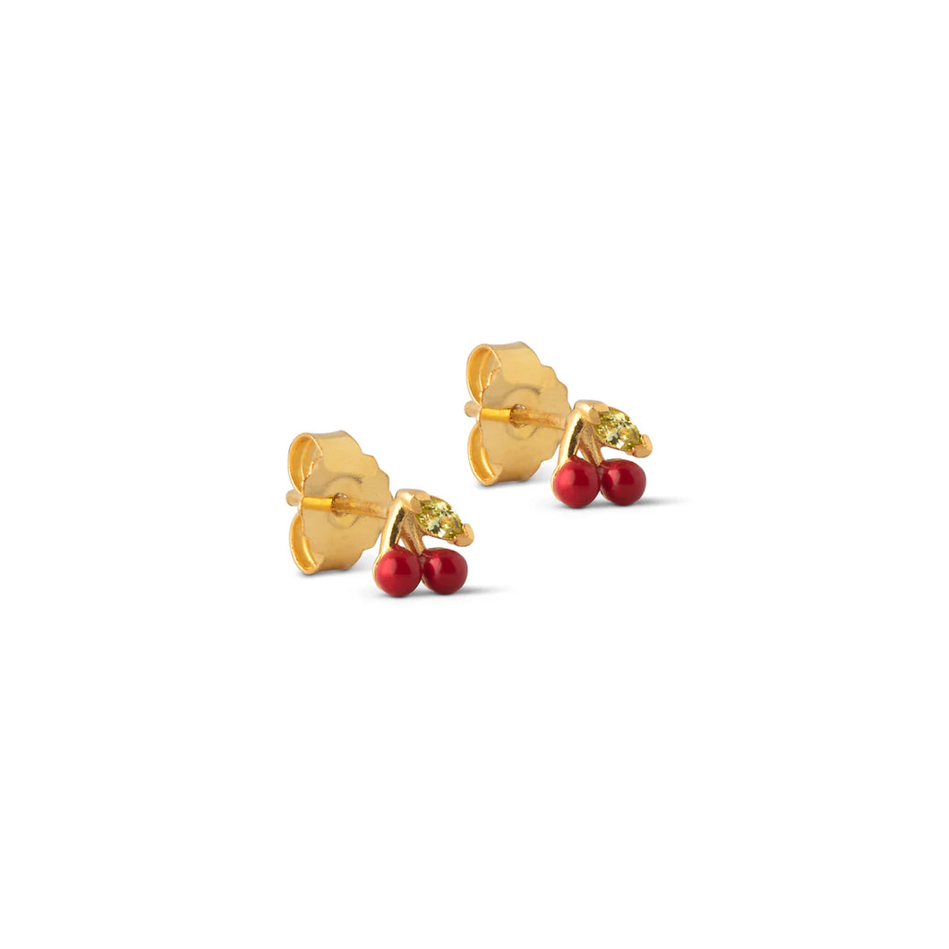 EC CHERRY  studs