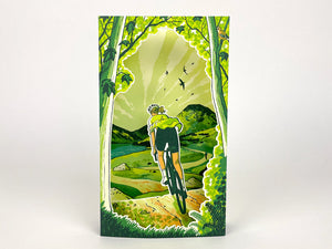 3D folding card - Spring Spins