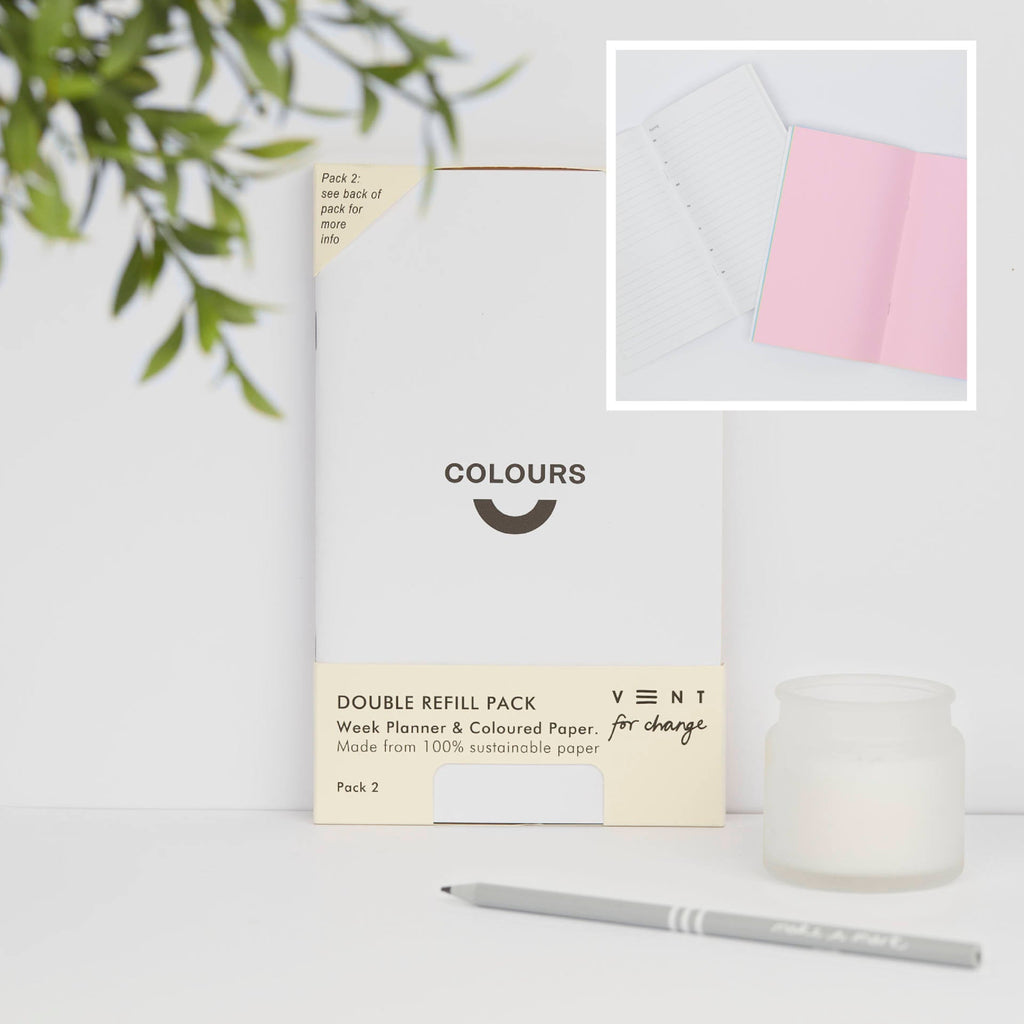 Vent for change refillable journal & weekly planner