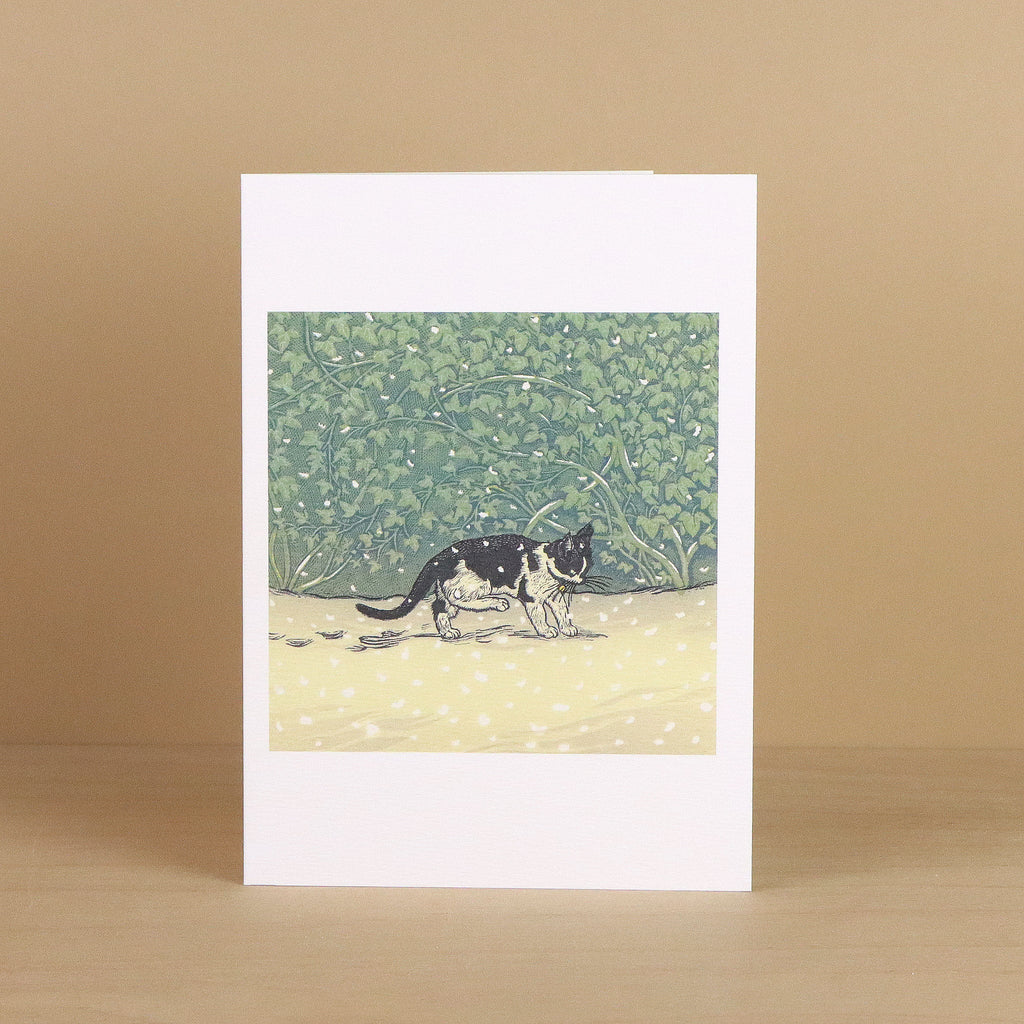 Winter Oak and Minim in the Snow notecards by Vanessa Lubach, view 3
