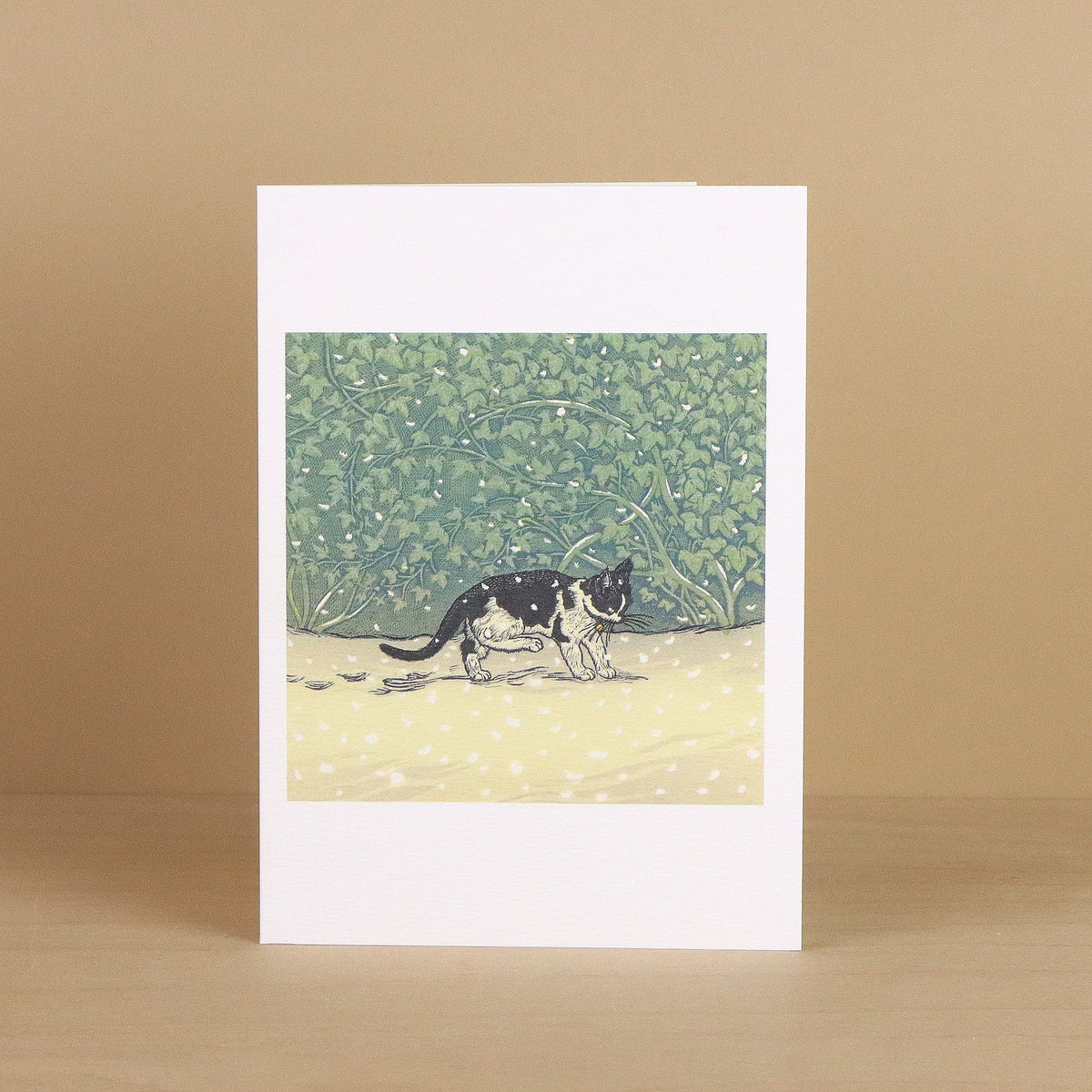 Winter Oak and Minim in the Snow notecards by Vanessa Lubach, view 3