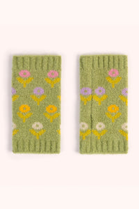 POWDER Willow Ditsy Flower Wrist Warmers