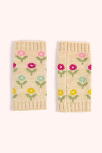 POWDER Willow Ditsy Flower Wrist Warmers