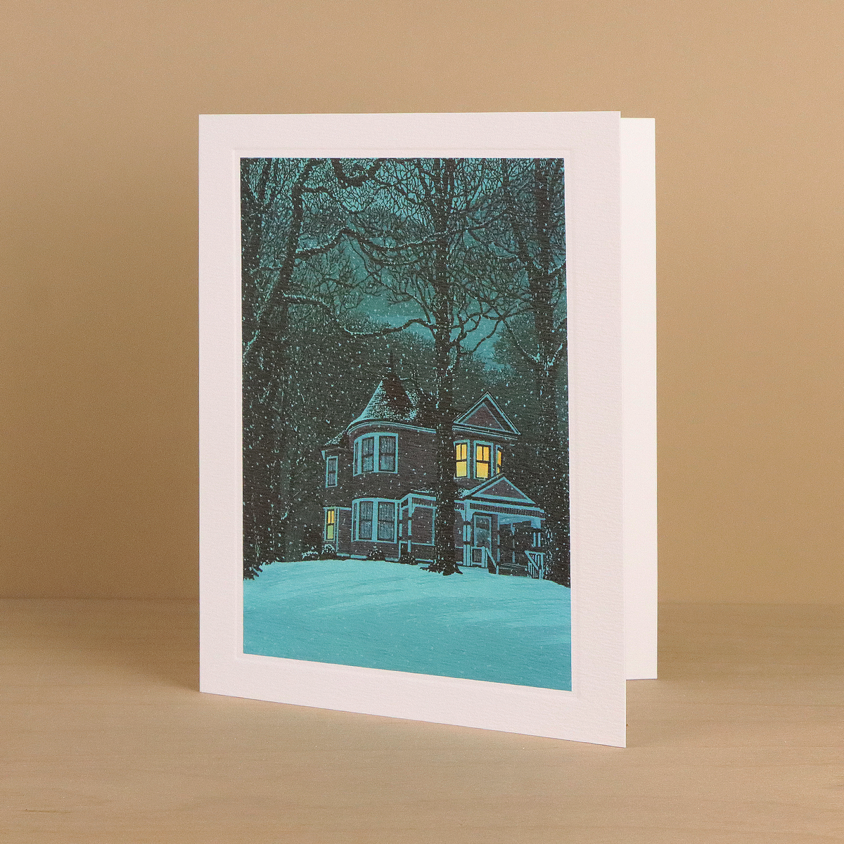 In for the Night greeting card by William H. Hays, Art Angels