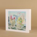 Cyclamen and Primula greeting card by Winifred Nicholson, Art Angels