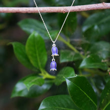Load image into Gallery viewer, Bluebell Flower Pendant Necklace
