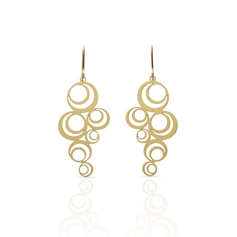 Adele Gold plated small earrings