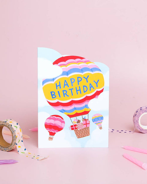 Air Balloon Birthday | Greeting Card | Birthday Card For Men