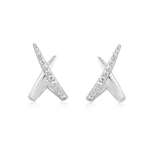 Load image into Gallery viewer, Kiss Polished Pave Studs
