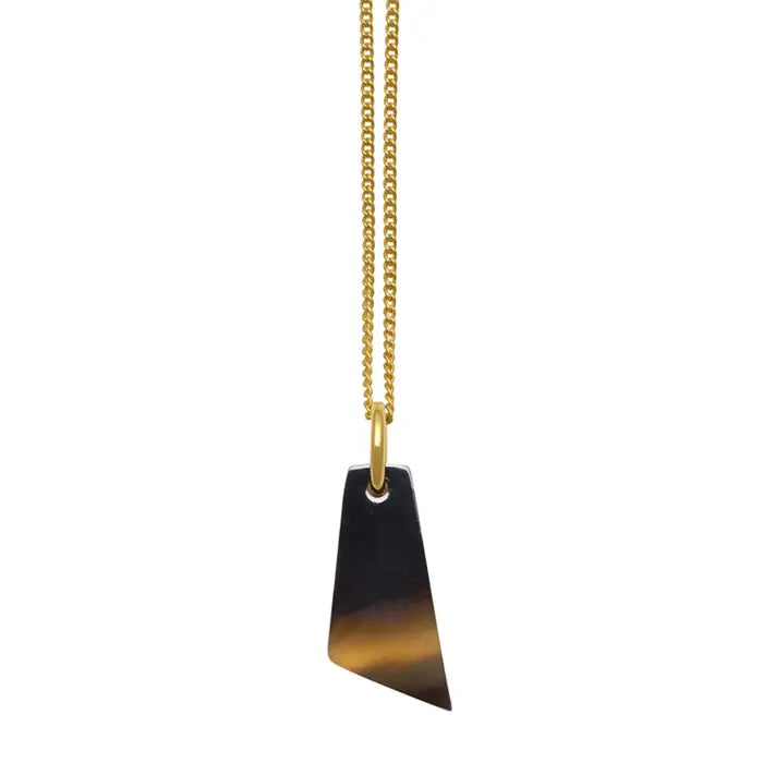 BRANCH Buffalo White Horn  Pendant - Gold