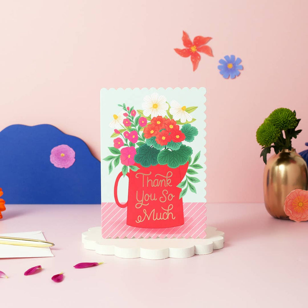 Thank You Card – Luxury Vase Design Greeting Card