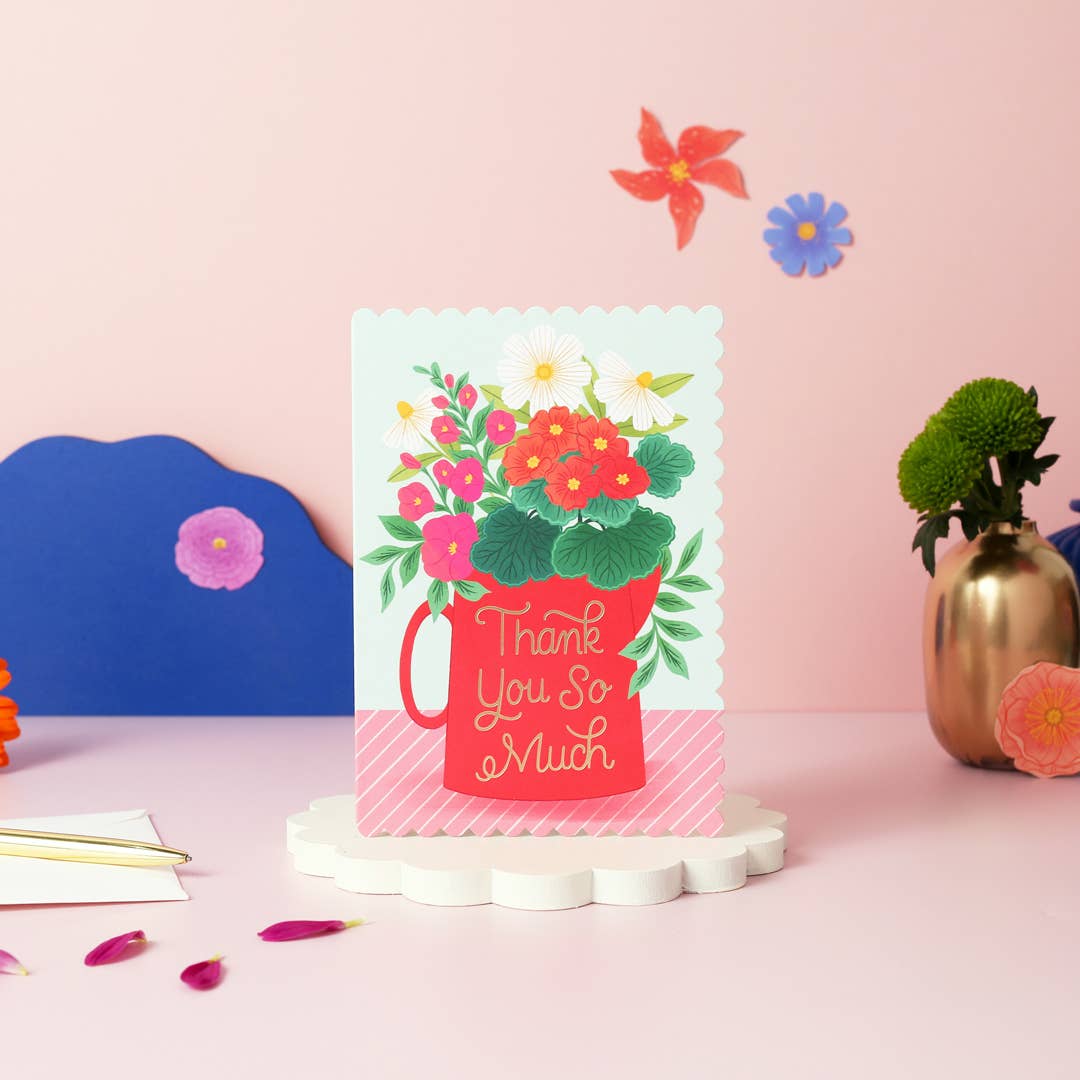 Thank You Card – Luxury Vase Design Greeting Card