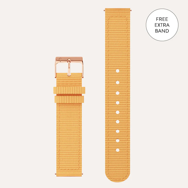 YELLOW WATCH 28MM DIAL