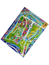 Load image into Gallery viewer, Botanical Gardens Sheffield map a6 painted greetings card
