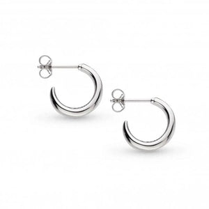 Kit Heath Bevel Cirque Semi-Hoop 15mm Stud Earrings