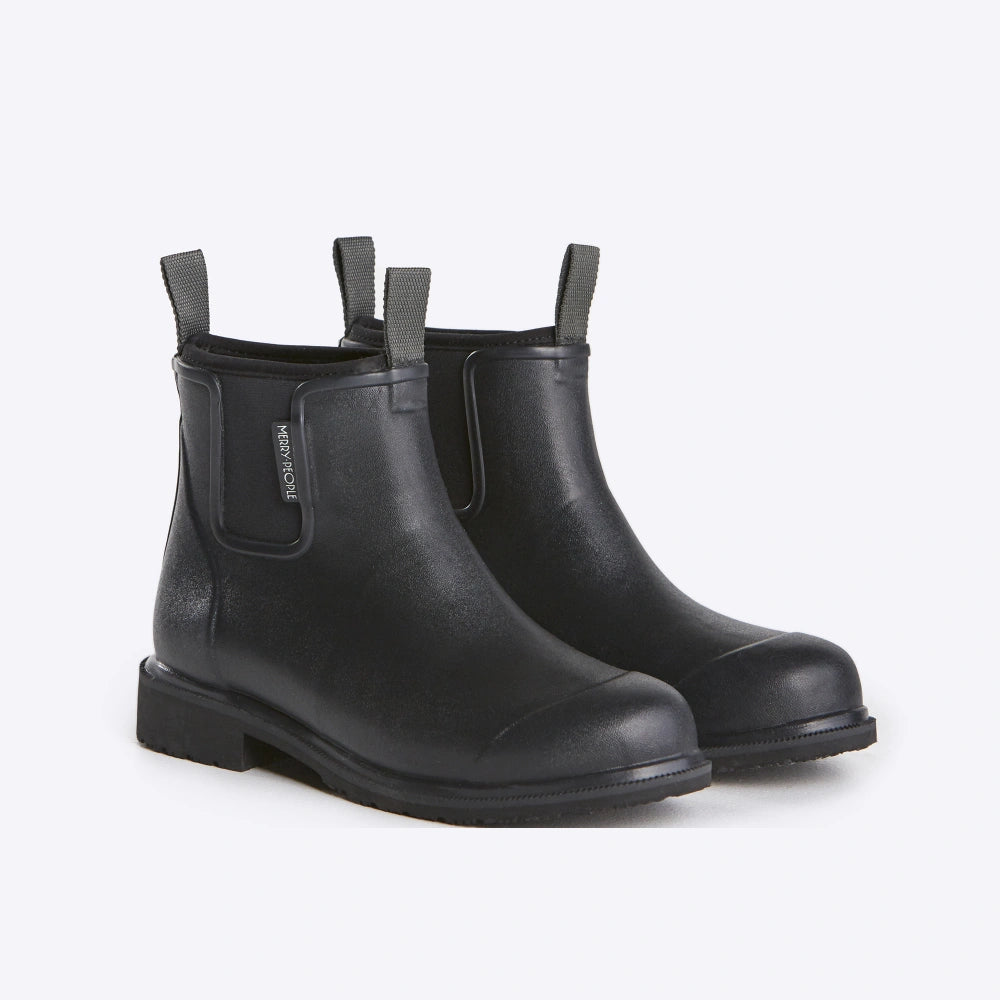 Bobbi Wellington Boot // Black and Black